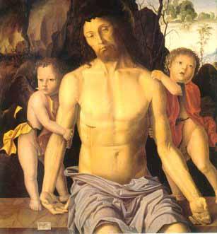Marco Palmezzano Dead Christ oil painting image
